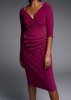 Style 1-1747585117-1901 Joseph Ribkoff Purple Size 6 Free Shipping Cocktail Dress on Queenly