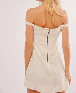 Style 1-1783344663-2901 Free People White Size 8 Bachelorette Mini Embroidery Cocktail Dress on Queenly