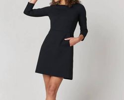 Style 1-1808523005-2901 Spanx Black Size 8 A-line Long Sleeve Cocktail Dress on Queenly