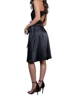 Style 1-1841732335-3236 bishop + young Black Size 4 Tall Height Cocktail Dress on Queenly