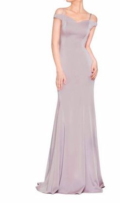Style 1-1895206245-1498 COLORS DRESS Purple Size 4 Free Shipping Jersey Military Straight Dress on Queenly