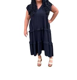 Style 1-1979106653-3775 umgee Black Size 16 Plus Size Straight Dress on Queenly