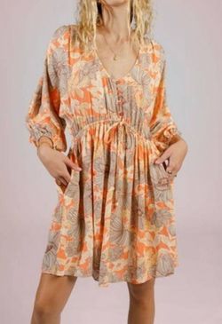 Style 1-2173644803-2901 Band Of Gypsies Orange Size 8 Tall Height Cocktail Dress on Queenly