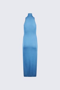 Style 1-2286125100-3973 RtA Blue Size 0 Jersey Side Slit Tall Height Cocktail Dress on Queenly