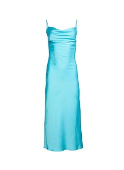 Style 1-2425539105-3236 Fleur Du Mal Blue Size 4 Silk Cocktail Dress on Queenly