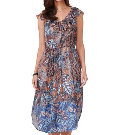 Style 1-2599360478-3014 Democracy Blue Size 8 V Neck Cocktail Dress on Queenly