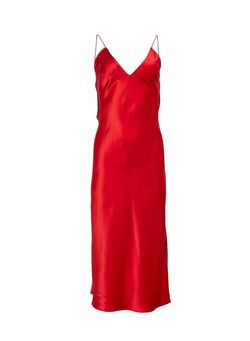 Style 1-3068922876-3855 Fleur Du Mal Red Size 0 Free Shipping Silk Tall Height Jewelled Cocktail Dress on Queenly
