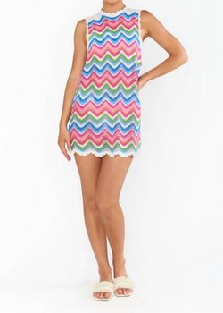 Style 1-329133069-2901 Show Me Your Mumu Pink Size 8 Keyhole High Neck Mini Cocktail Dress on Queenly