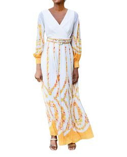 Style 1-3325499861-2791 SOIEBLU Yellow Size 12 Polyester Plus Size Straight Dress on Queenly