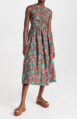 Style 1-3413519987-1901 Ulla Johnson Green Size 6 Floral Print Pockets Cocktail Dress on Queenly