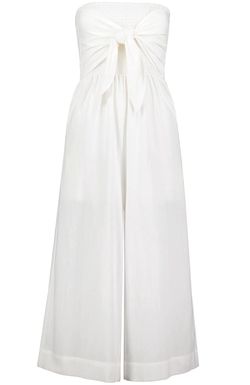 Style 1-3415552713-2696 bishop + young White Size 12 Tall Height Bachelorette Jumpsuit Dress on Queenly