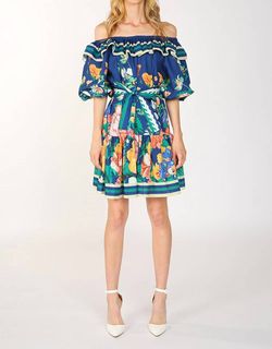 Style 1-3686274824-2791 BEULAHSTYLE Blue Size 12 Jersey Plus Size Cocktail Dress on Queenly