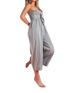 Style 1-3770465548-2901 bishop + young Gray Size 8 Free Shipping Floor Length Jumpsuit Dress on Queenly