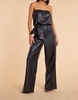 Style 1-3803231492-2901 bishop + young Black Size 8 Free Shipping Jewelled Polyester Jumpsuit Dress on Queenly