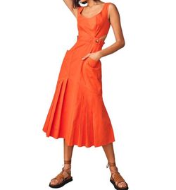 Style 1-3812475973-1901 HUNTER BELL Red Size 6 Pockets Cocktail Dress on Queenly