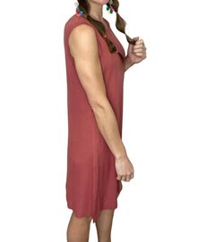 Style 1-3879552068-3011 Cozy Co. Red Size 8 Spandex Casual Cocktail Dress on Queenly