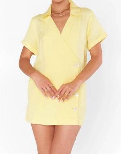 Style 1-3938780044-3236 Show Me Your Mumu Yellow Size 4 Mini Pockets High Neck Jumpsuit Dress on Queenly