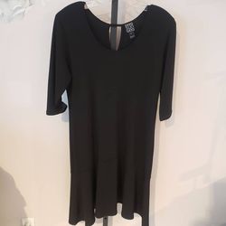 Style 1-3972874672-3236 Clara Sun Woo Black Size 4 Keyhole Cocktail Dress on Queenly