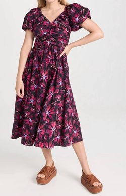 Style 1-3974345759-1901 Ulla Johnson Purple Size 6 Print Pockets Jersey Cocktail Dress on Queenly