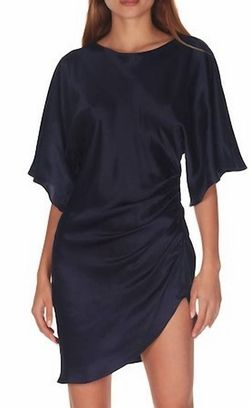 Style 1-4014474941-3855 Amanda Uprichard Blue Size 0 Silk Cocktail Dress on Queenly