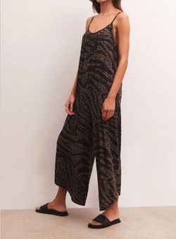 Style 1-4031732384-3855 Z Supply Black Size 0 Tall Height Polyester Jersey Jumpsuit Dress on Queenly