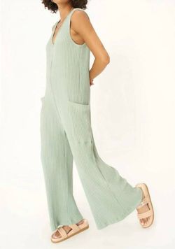 Style 1-4049065689-2901 PROJECT SOCIAL T Green Size 8 Pockets Spandex Tall Height Jumpsuit Dress on Queenly