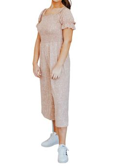 Style 1-4117912181-2791 SHE + SKY Pink Size 12 Floor Length Jumpsuit Dress on Queenly
