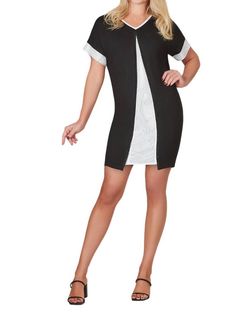 Style 1-4149220315-2696 TRICOTTO Black Size 12 Sorority Rush Cocktail Dress on Queenly