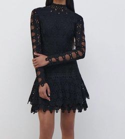 Style 1-4152166344-1498 JONATHAN SIMKHAI Black Size 4 Tall Height Free Shipping Sorority Rush Cocktail Dress on Queenly