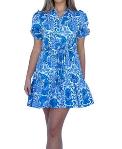 Style 1-4172465909-2790 SUGARLIPS Blue Size 12 Summer Sleeves Mini Cocktail Dress on Queenly