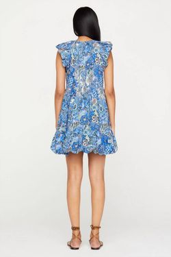 Style 1-4222814970-3011 Marie Oliver Blue Size 8 Mini Cocktail Dress on Queenly