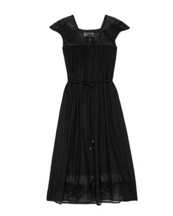 Style 1-4251236034-649 THE GREAT. Black Tie Size 2 Fitted Cocktail Dress on Queenly