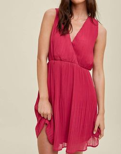Style 1-4257704646-2901 WISHLIST Pink Size 8 Polyester Tall Height Magenta Cocktail Dress on Queenly