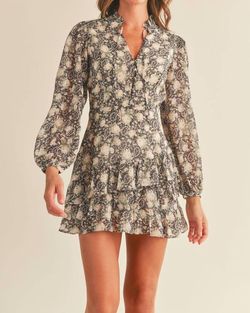 Style 1-4286423037-3236 RESET by Jane Blue Size 4 Long Sleeve Mini Cocktail Dress on Queenly