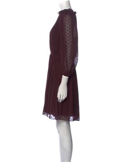 Style 1-797195041-1901 Rebecca Taylor Brown Size 6 Sorority Rush Free Shipping Cocktail Dress on Queenly