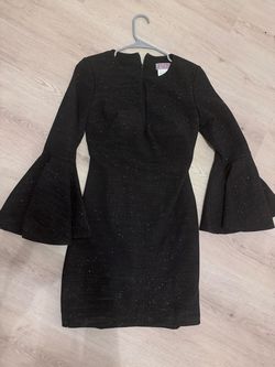 Jovani Black Size 4 High Neck Cocktail Dress on Queenly