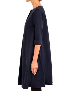 Style 1-1101724514-2791 GRETCHEN SCOTT Blue Size 12 Sleeves Free Shipping Navy Cocktail Dress on Queenly