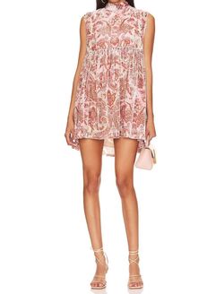 Style 1-1699451220-3236 Free People Pink Size 4 Mini Velvet Tall Height Cocktail Dress on Queenly