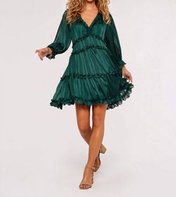 Style 1-1782585206-2901 APRICOT Green Size 8 V Neck Polyester Cocktail Dress on Queenly