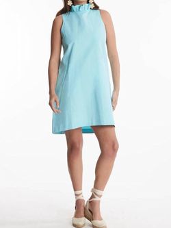 Style 1-1817004837-3011 Tyler Boe Blue Size 8 Casual Free Shipping Polyester Cocktail Dress on Queenly