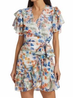 Style 1-1904814071-1901 TANYA TAYLOR White Size 6 Floral Tall Height Cocktail Dress on Queenly