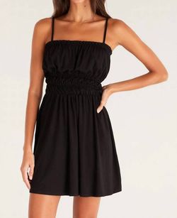 Style 1-2091616685-3011 Z Supply Black Size 8 Casual Summer Sorority Rush Spandex Cocktail Dress on Queenly