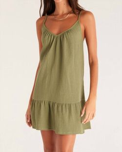 Style 1-2280861775-3471 Z Supply Green Size 4 Sorority Olive Mini Cocktail Dress on Queenly