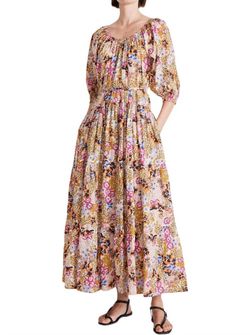Style 1-252414100-3855 APIECE APART Yellow Size 0 Belt Military Straight Dress on Queenly