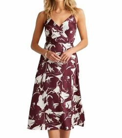 Style 1-2607554417-2696 Bailey 44 Red Size 12 Spaghetti Strap Floral Cocktail Dress on Queenly