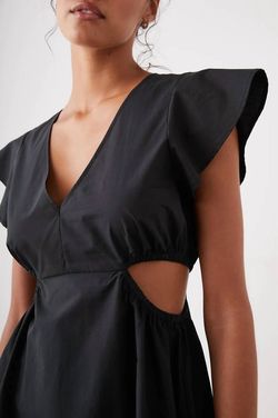 Style 1-2855732122-2901 Rails Black Size 8 Sleeves Cocktail Dress on Queenly