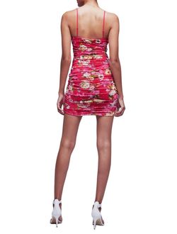 Style 1-305216797-3235 L'Agence Pink Size 4 Spandex Polyester Mini Cocktail Dress on Queenly