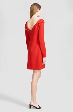 Style 1-3066289173-1498 Lela Rose Red Size 4 Summer Tall Height Polyester Sorority Cocktail Dress on Queenly