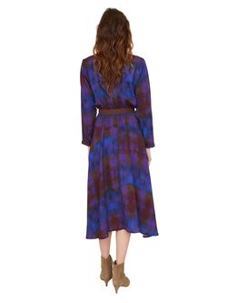 Style 1-3126035129-3471 XIRENA Blue Size 4 Tall Height Suede Cocktail Dress on Queenly