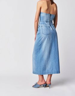 Style 1-3350564621-2168 Free People Blue Size 8 Pockets Black Tie Cocktail Dress on Queenly